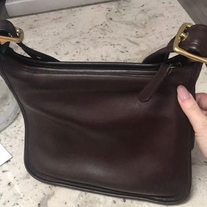 Coach pocketbook classic brown leather authentic